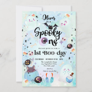Fyra gånger tidigare taloky Halloween Ghost Inbjudningar