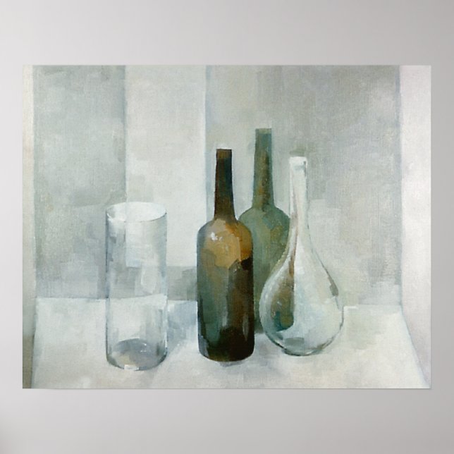 Fyra glasobjekt poster (Framsidan)
