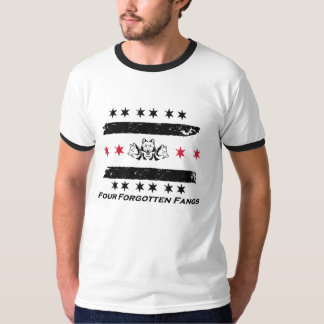 Fyra glömd huggtandarmé tee shirt