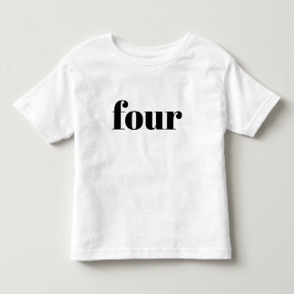 Fyra - Grattis på födelsedagen Shirt för barn T