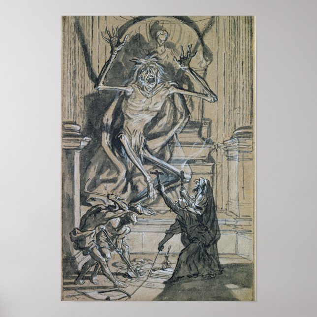 Fyra Grave Robbers vaknade upp en Ghost Poster (Framsidan)