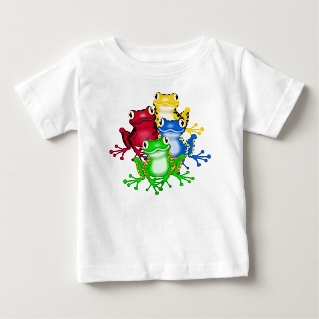 Fyra grodaTshirts och gåvor Tee (Framsida)