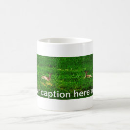 Fyra hjort mugg kaffe kopp