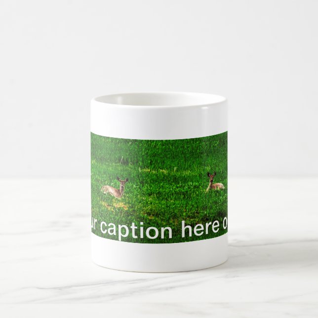 Fyra hjort mugg kaffe kopp (Center)