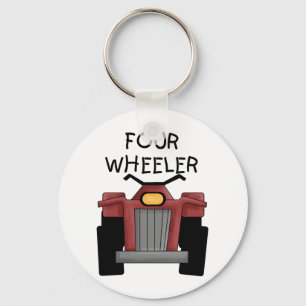 Fyra hjulskjortor och -gåvor nyckelring