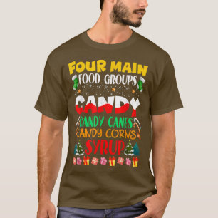 Fyra huvudsakliga livsmedelsgrupper, Candy Polkagr T Shirt