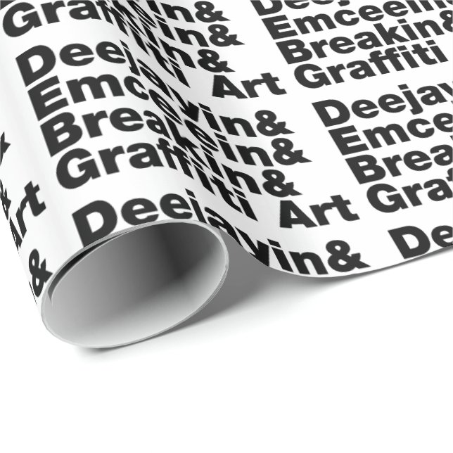 Fyra inslag av hip hop presentpapper (Rullad Hörn)