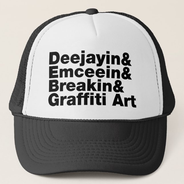 Fyra Inslag i Hip hop Keps (Framsida)