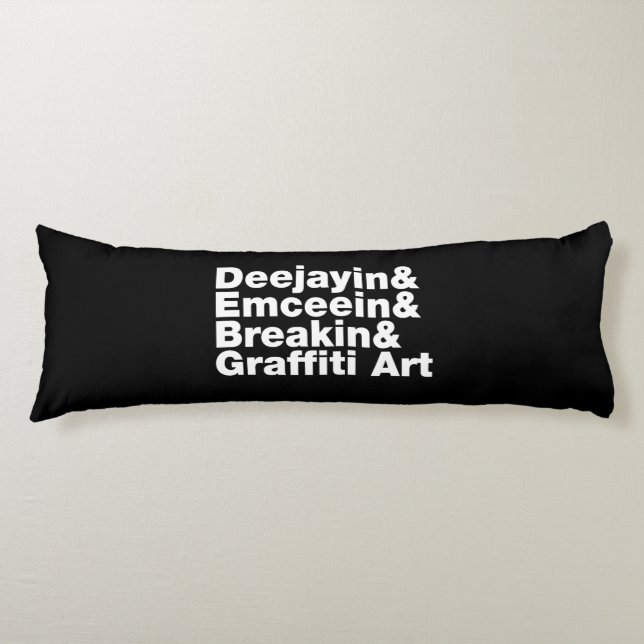 Fyra Inslag i Hip hop Kroppskudde (Framsidan)