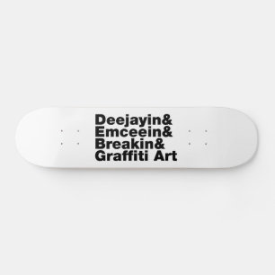 Fyra Inslag i Hip hop Skateboard Bräda 20 Cm