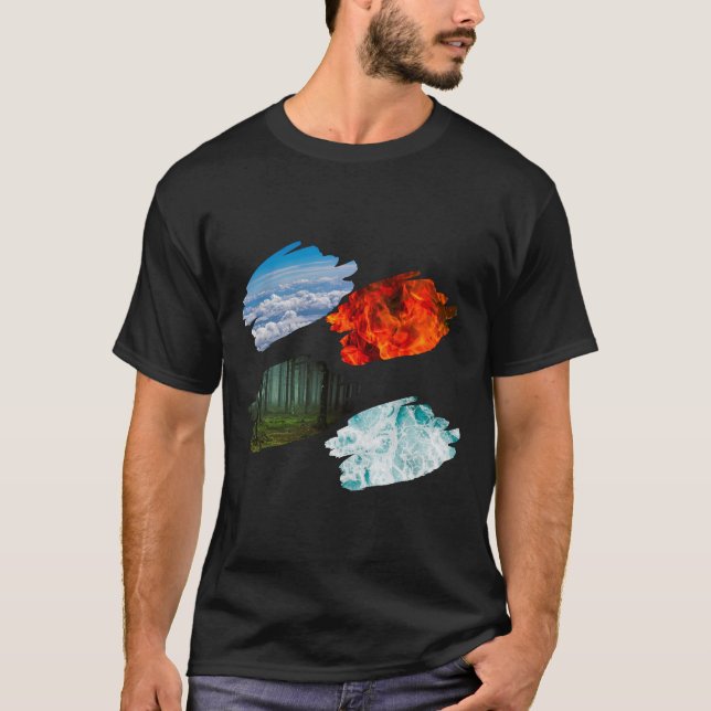 Fyra inslag t shirt (Framsida)