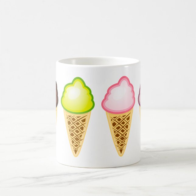Fyra iskrämer kaffemugg (Skapare uppladdad)