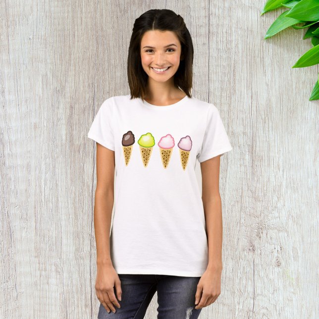 Fyra iskrämer t shirt (Skapare uppladdad)