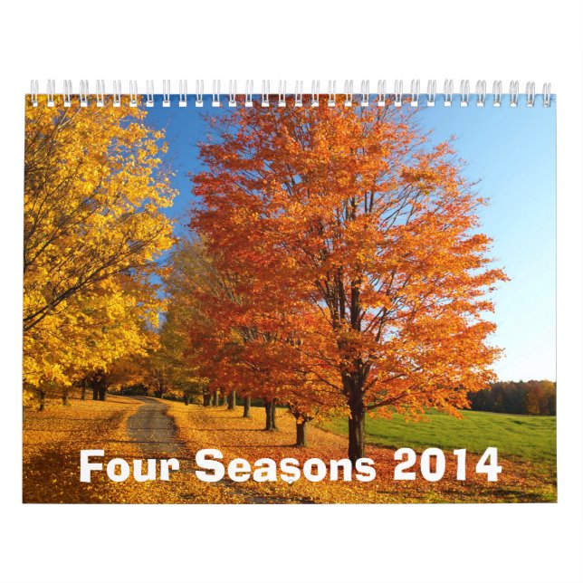 Fyra kalender för säsonger 2014 (Omslag)
