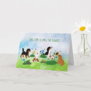 Fyra kavalierspanjorer i Fält i Flowers Kort