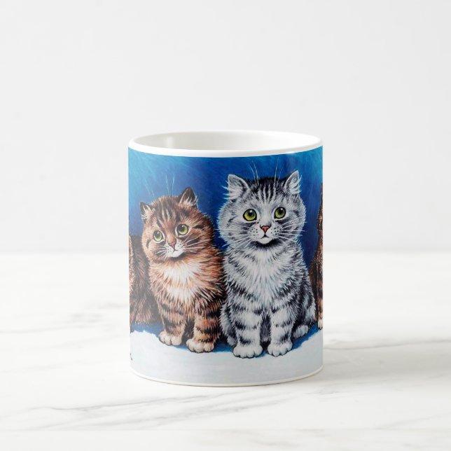 Fyra kittens, Louis Wain Kaffemugg (Center)
