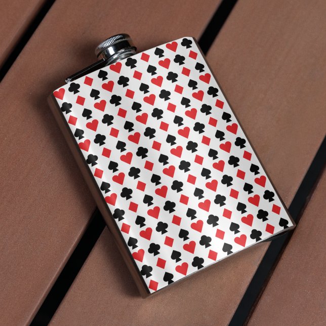 Fyra kortformer Mönster Fickplunta (FLASK)