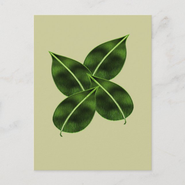 Fyra Löv - vykort (Framsida)