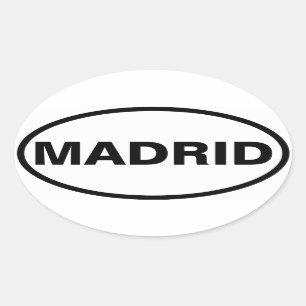 FYRA Madrid Ovalt Klistermärke