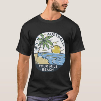 Fyra Mile Beach Port Douglas Australien T Shirt