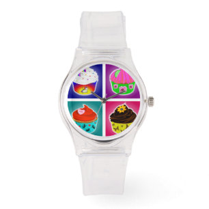 Fyra Muffinsar bevaka Armbandsur