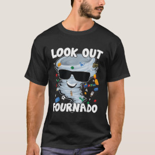 Fyra Nado Tornado 4e födelsedagen Party, tema Im 4 T Shirt