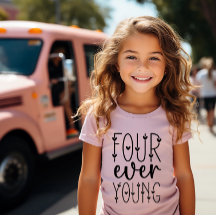 Fyra någonsin unga - Girly Birthday 4e födelsedage