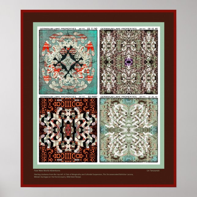 Fyra nya Äventyr Poster (Framsidan)