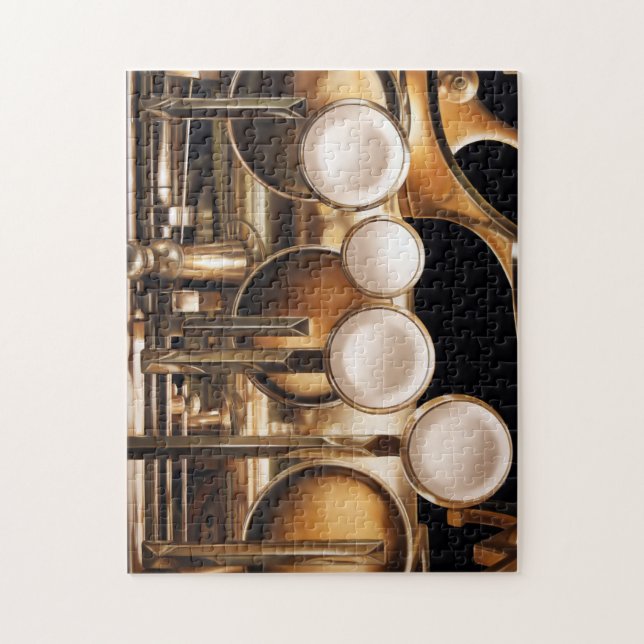 Fyra nycklar pussel (Vertikal)