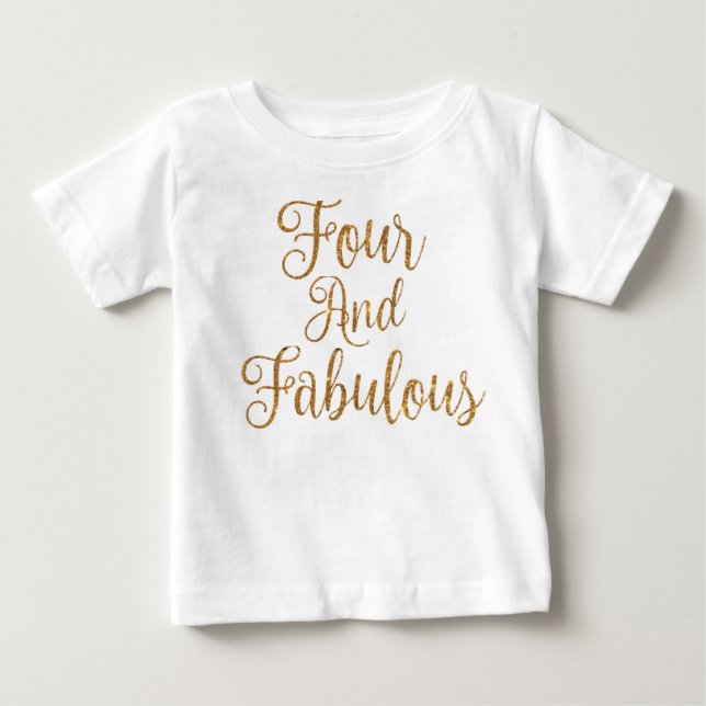 Fyra och Fabulous T-shirt (Framsida)