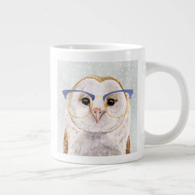 Fyra örnfeber | Wise Uggla Jumbo Mugg (Höger)