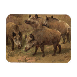 Fyra päron i en Fransk liggande (av Rosa Bonheur) Magnet