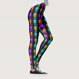 Fyra pop Art Abraham Lincolns Leggings