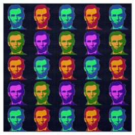 Fyra pop Art Abraham Lincolns Tyg