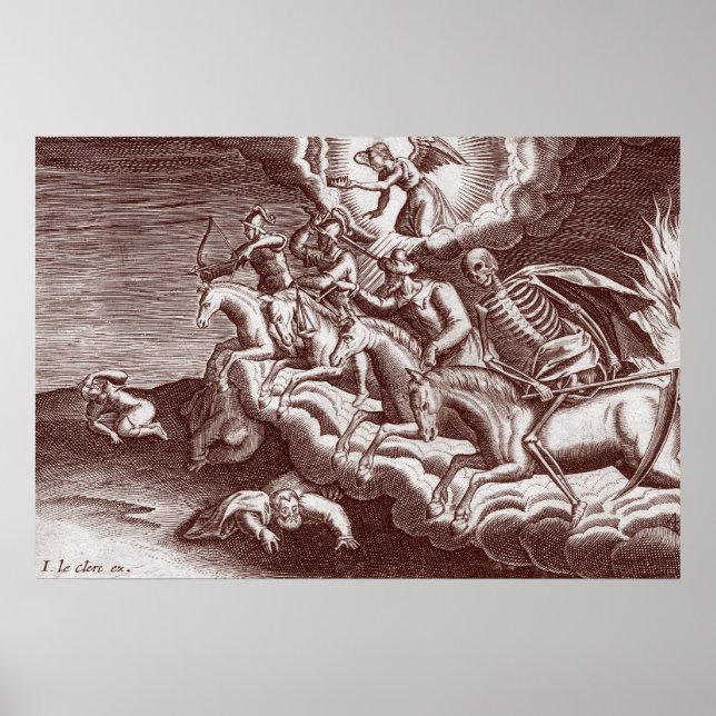 Fyra Poster av Apokalypsen (Framsidan)