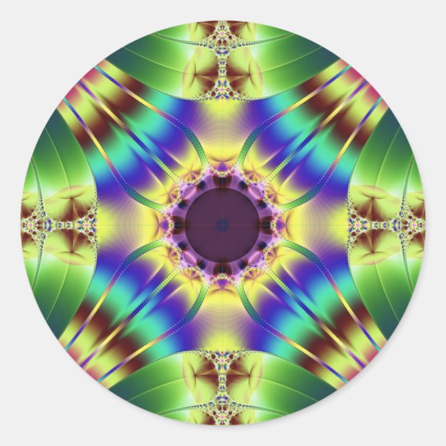 fyra riktningar runt klistermärke (Framsida)