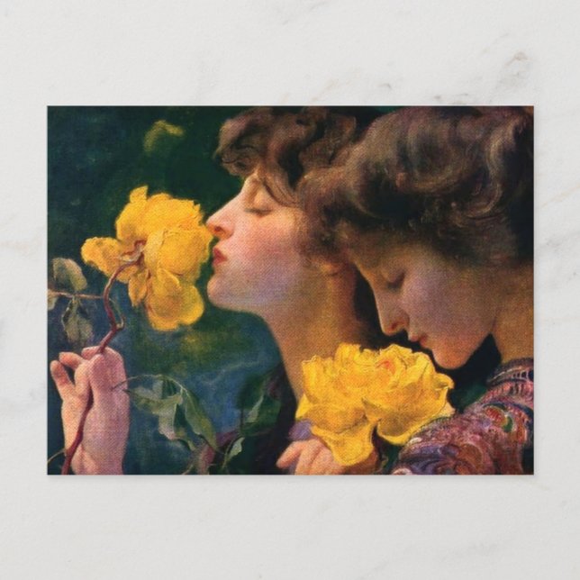 Fyra Ro av Franz Dvorak Vykort (Framsida)