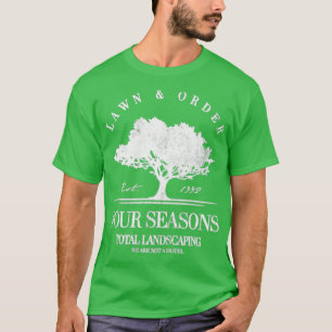 Fyra säsong totalt landskaps-Gräsmatta och beställ T Shirt