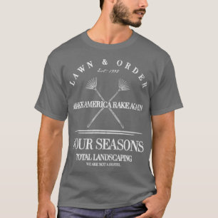 Fyra säsong totalt landskaps-Gräsmatta och beställ T Shirt