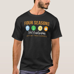 Fyra säsong totalt landskapsling grafik unisex Tee