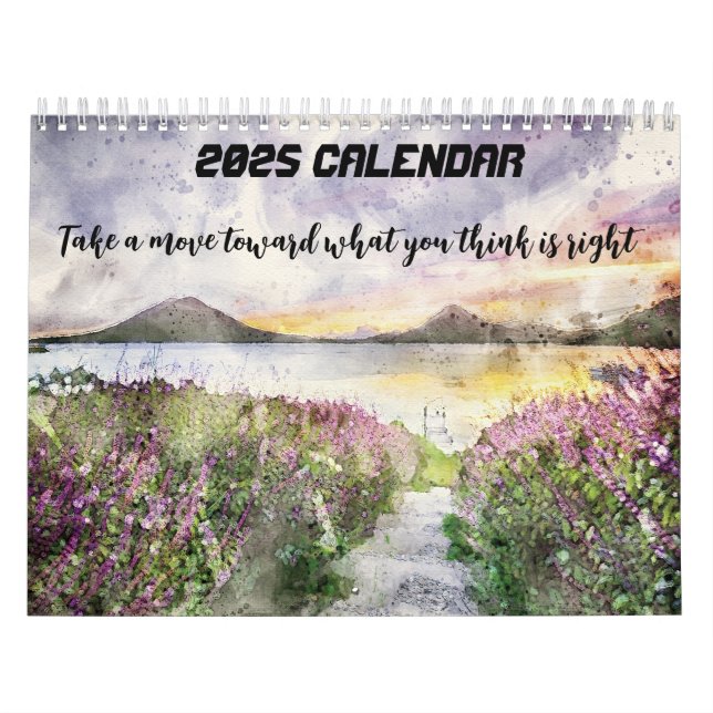 Fyra säsonger 2025 kalender (Omslag)