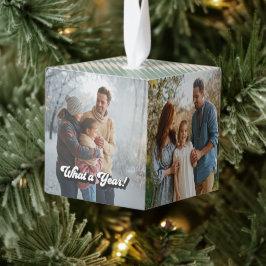 Fyra säsonger "År i recension" Retro-familjfoto