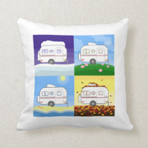 Fyra säsonger av scampen kudder