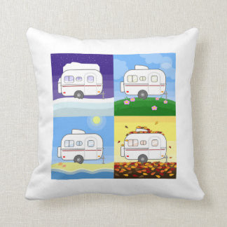 Fyra säsonger av scampen kudder kudde