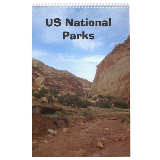 Fyra säsonger i den amerikanska nationalparkskalen kalender (Omslag)