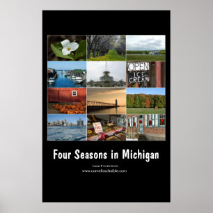 fyra säsonger i den michigan affischen poster