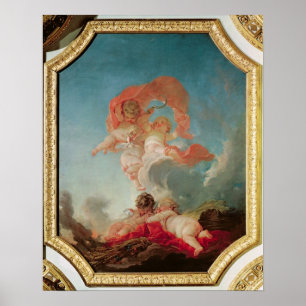 Fyra säsonger i Sallen du Conseil - sommar Poster