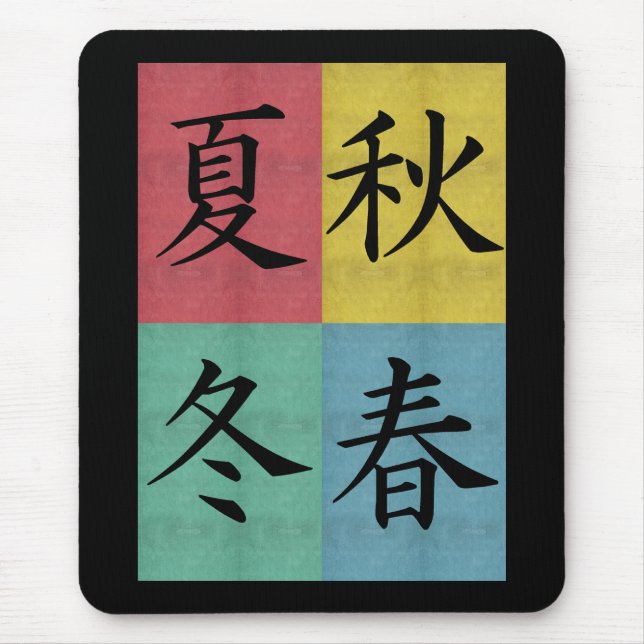 Fyra säsonger Mousepad Musmatta (Framsidan)