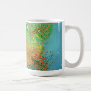 Fyra säsonger på jorden kaffemugg