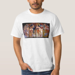Fyra säsonger Personified av kvinnor Tee Shirt